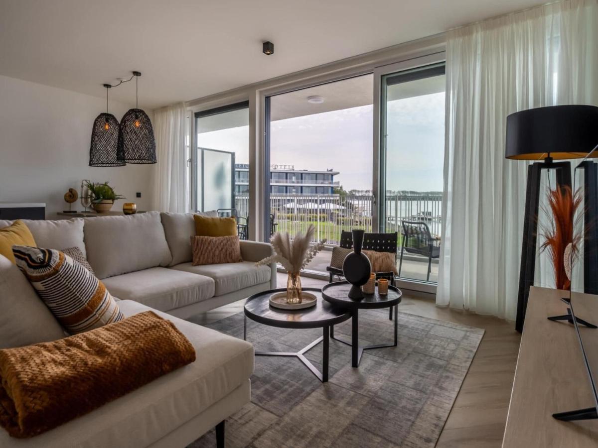 Spacious Waterfront Apartment Arnemuiden Kültér fotó